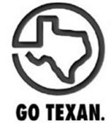 Mark consisting of the shape of the state of Texas inside an open circle above the words GO TEXAN Mark consisting of the shape of the state of Texas inside an open circle above the words GO TEXAN